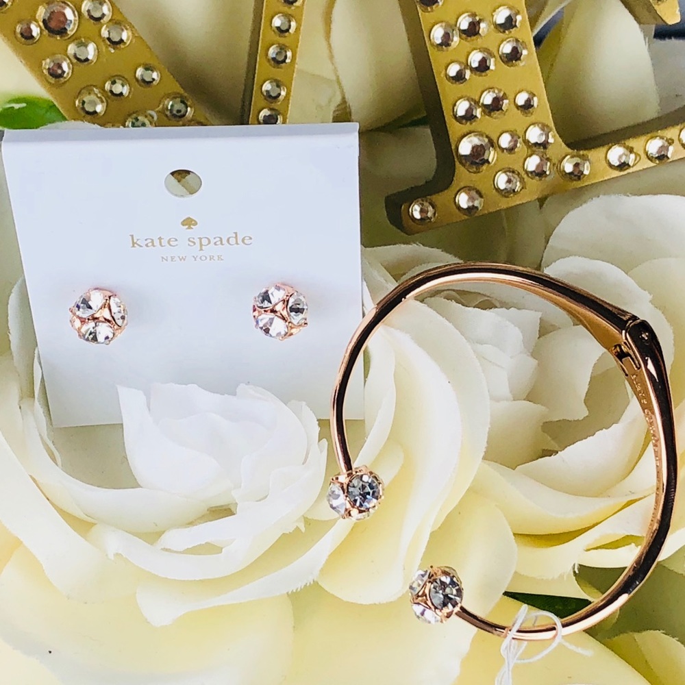 Kate Spade Lady Marmalade Earrings & Bracelet Set - Picture 1 of 6